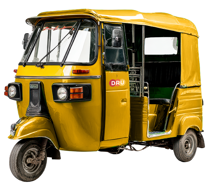 rickshaw yellow